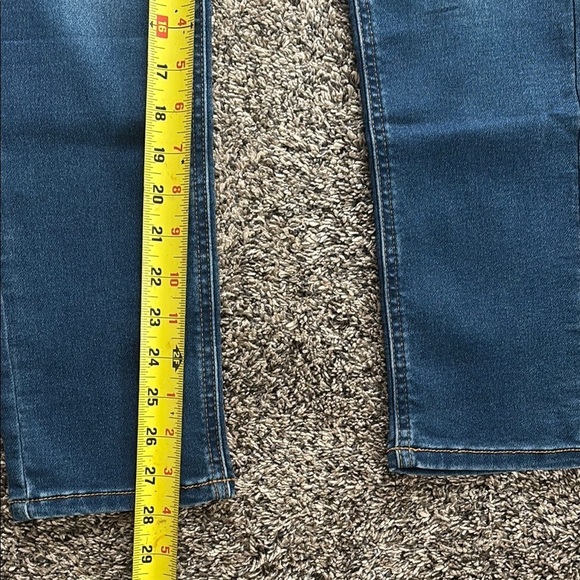 Jordan's Jeans Girls Size 14 Distressed Jeans with Elastic Waist - Picture 6 of 9